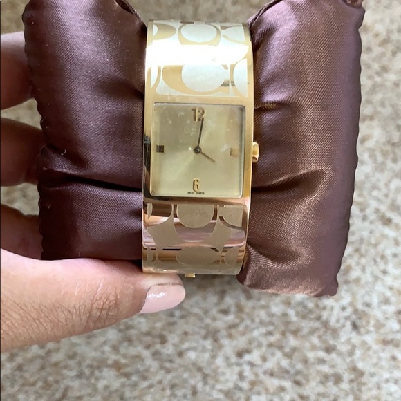 Coach Gold Bracelet Watch - Picture 4 of 8